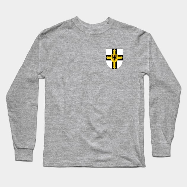 Teutonic Shield Long Sleeve T-Shirt by Corialis